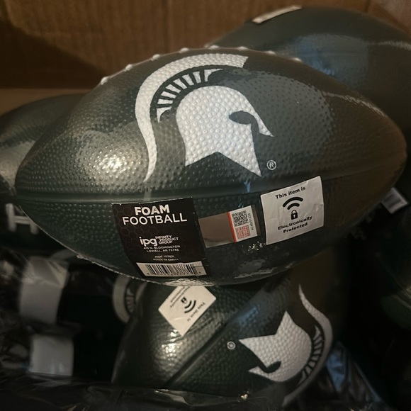 Michigan State foam football - Picture 1 of 1
